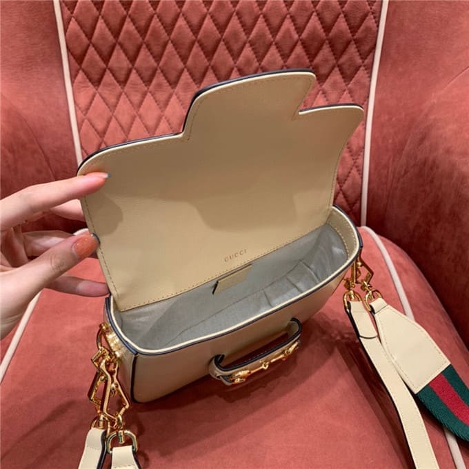 TÚI Gucci Horsebit 1955 bag cream Top Quality