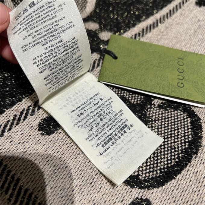 KHĂN Gucci GG Black scarf
