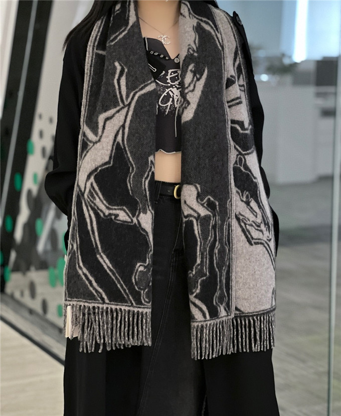 KHĂN Hermes Le Horse Cashmere scarf