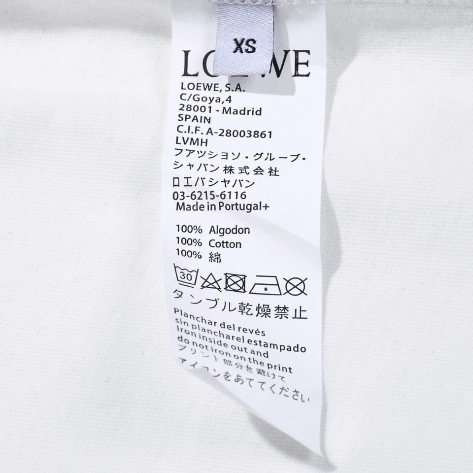 ÁO LOEWE T SHIRT MÀU TRẮNG UNISEX