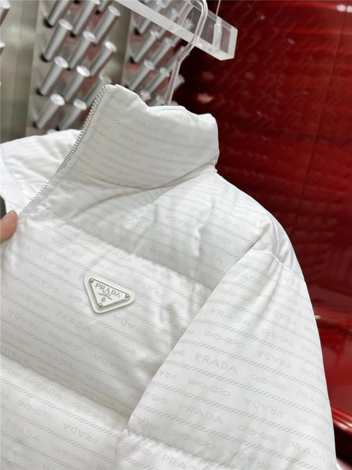 ÁO PRADA TRIANGLE LOGO DOWN JACKET