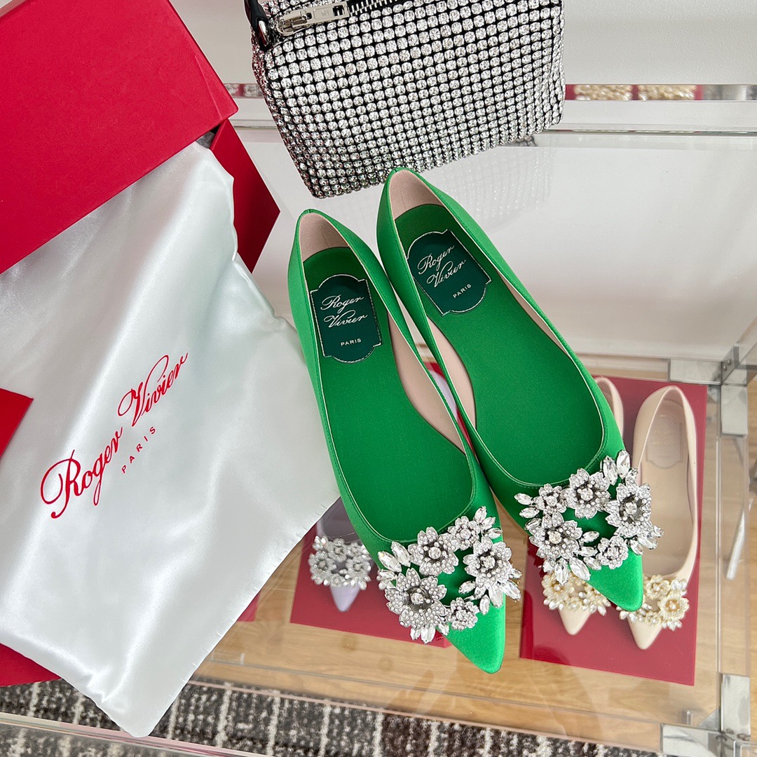 GIÀY ROGER VIVIER Bling Bling ballet flats shoes