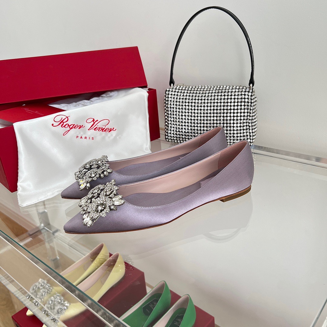 GIÀY ROGER VIVIER Bling Bling ballet flats shoes