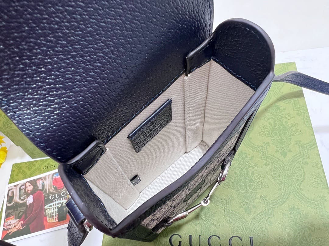 TÚI Gucci Horsebit 1955 mini bag blue Top Quality