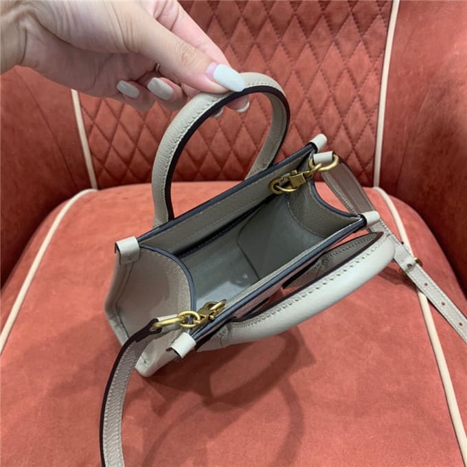 TÚI Gucci mini tote bag with interlocking white Top Quality