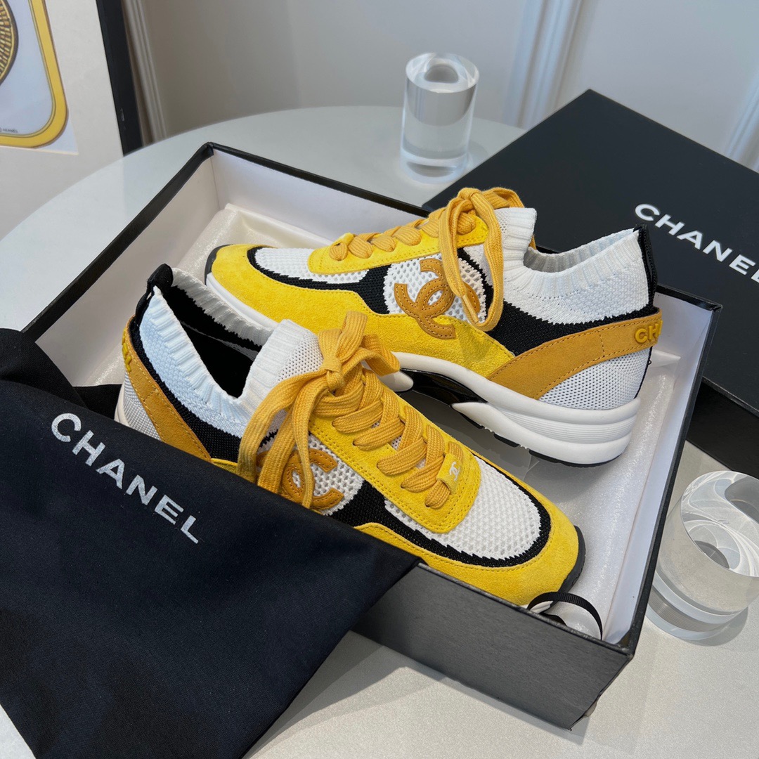 GIÀY CHANEL CC LOGO SNEAKERS shoes