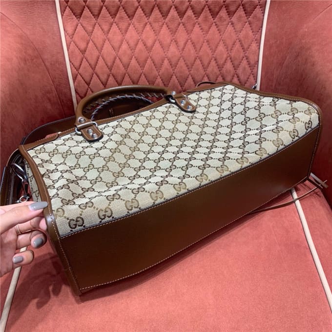 TÚI Gucci x Balenciaga the hacker project medium neo classic bag brown Top Quality