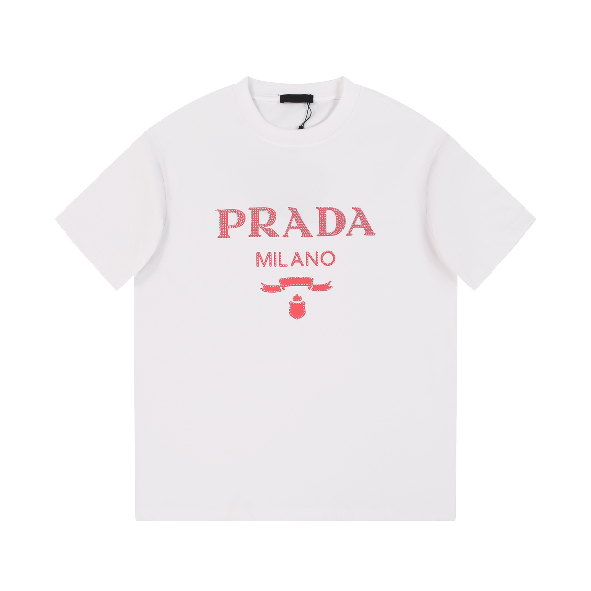 ÁO PRADA T SHIRT MÀU TRẮNG UNISEX
