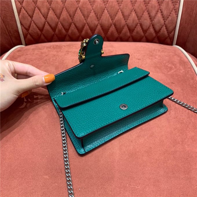 TÚI Gucci Dionysus super mini leather bag green Top Quality