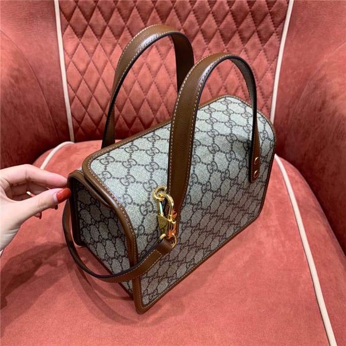 TÚI Gucci Horsebit 1955 mini top handle bag brown Top Quality