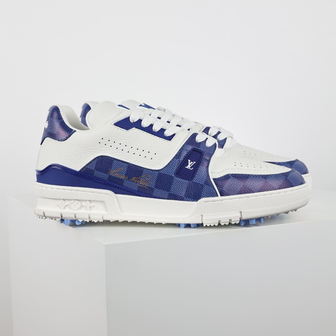 GIÀY LOUIS VUITTON TRAINERS BLUE AND WHITE