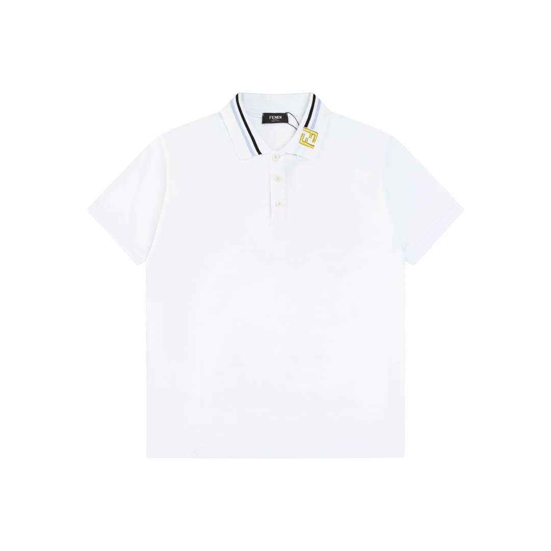 ÁO FENDI POLO SHIRT MÀU TRẮNG UNISEX