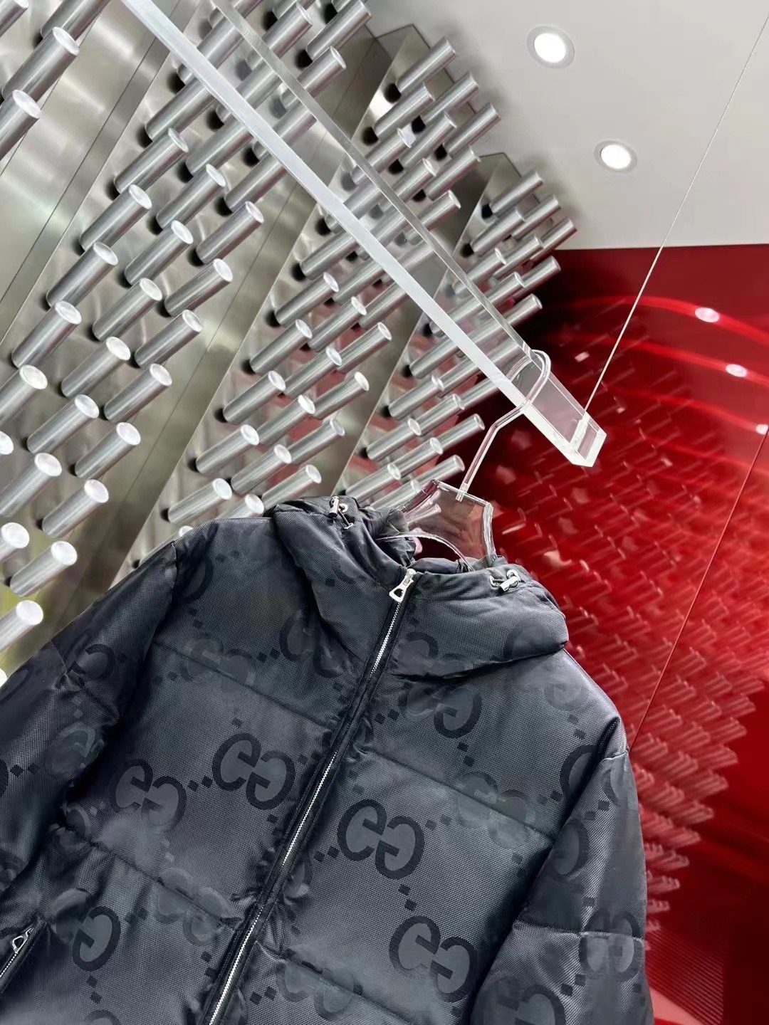 ÁO GUCCI GG FEATHER DOWN JACKET