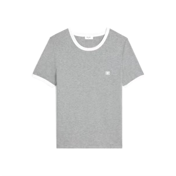 ÁO CELINE T SHIRT MÀU XÁM UNISEX