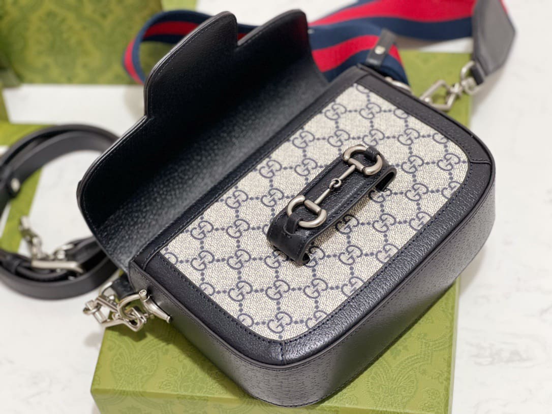 TÚI Gucci Horsebit 1955 bag blue Top Quality
