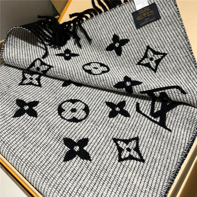 KHĂN Louis Vuitton LV Cashmere scarf