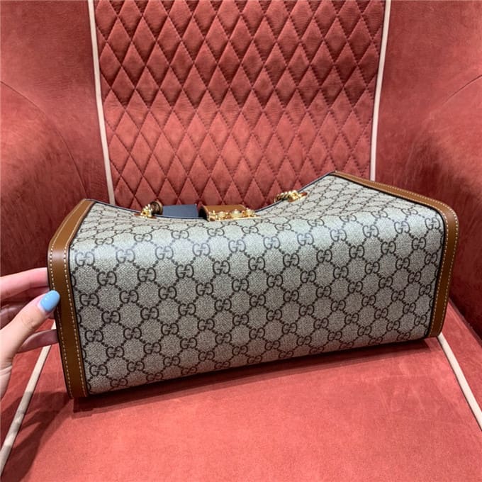 TÚI Gucci Padlock gg medium shoulder bag brown Top Quality