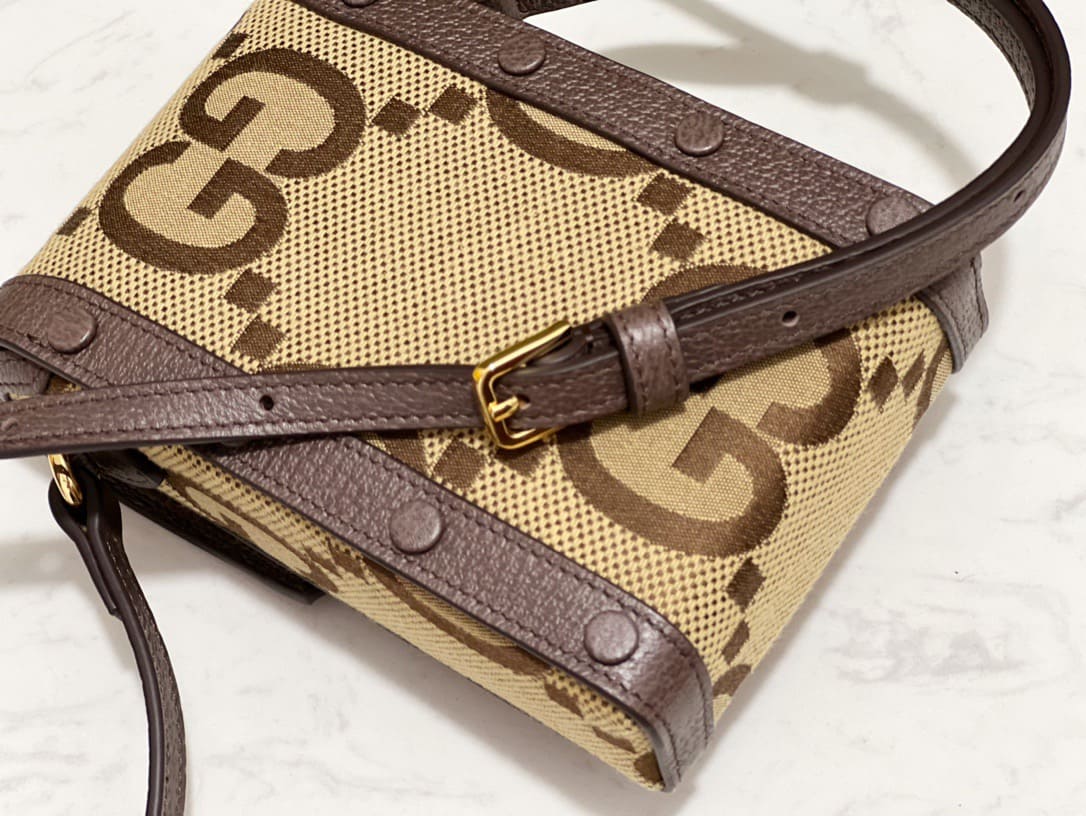 TÚI Gucci GG mini Jumbo bag brown Top Quality