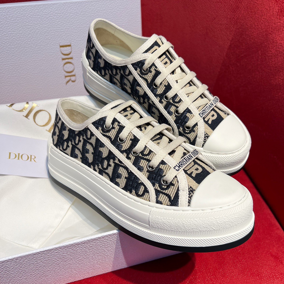 GIÀY Christian Dior Walk'N 23 Oblique Black
