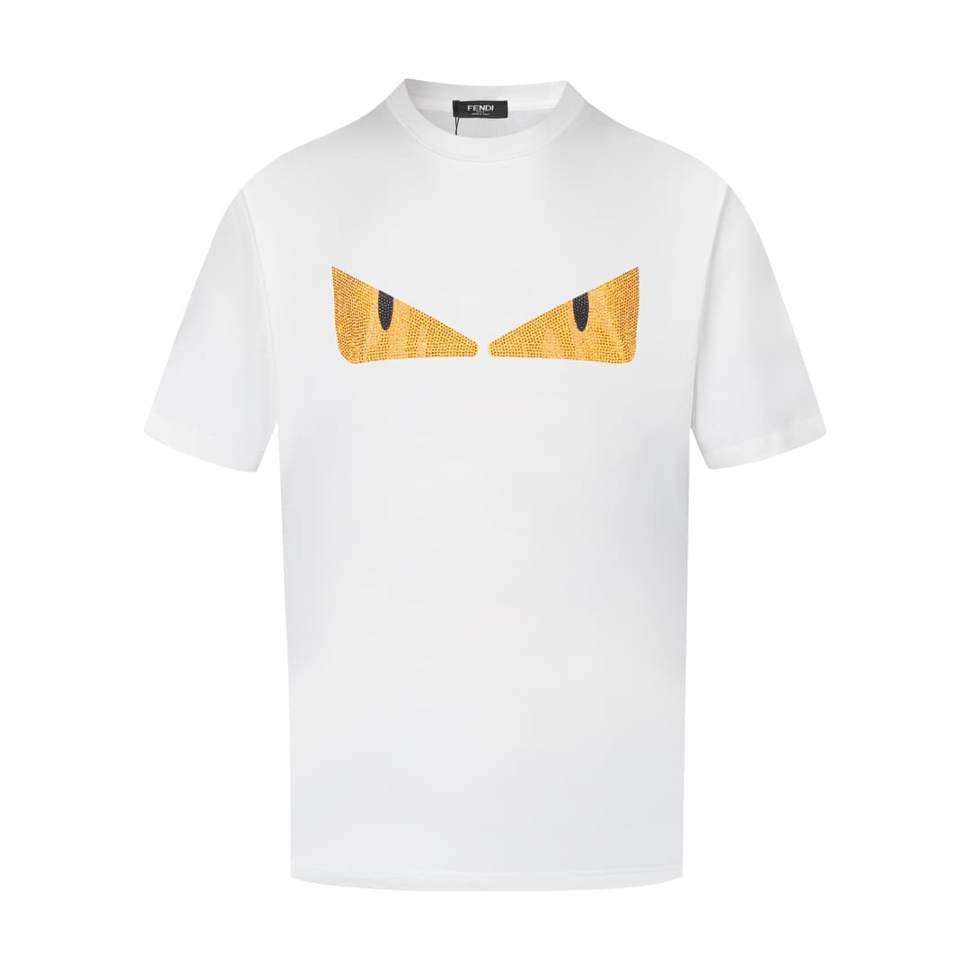 ÁO FENDI T SHIRT MÀU TRẮNG UNISEX
