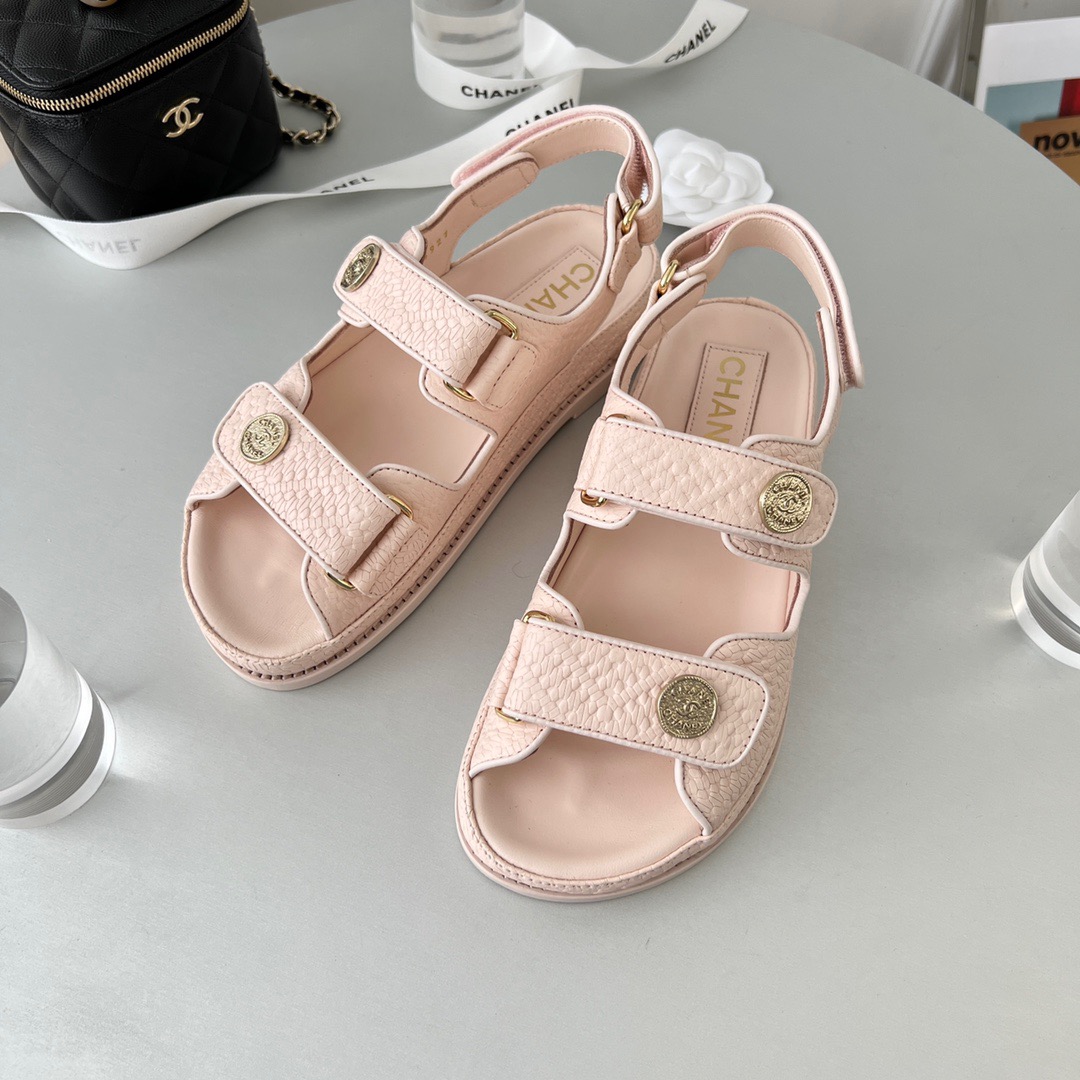 GIÀY CHANEL CC LOGO SANDALS