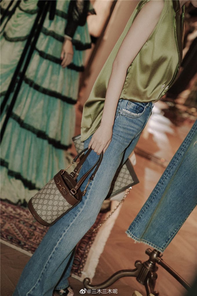 TÚI Gucci Horsebit 1955 small bucket bag brown Top Quality