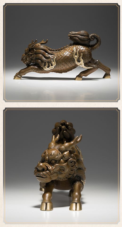 Tượng Kỳ Lân Tường Thụy Bảo Vệ Gia Chủ