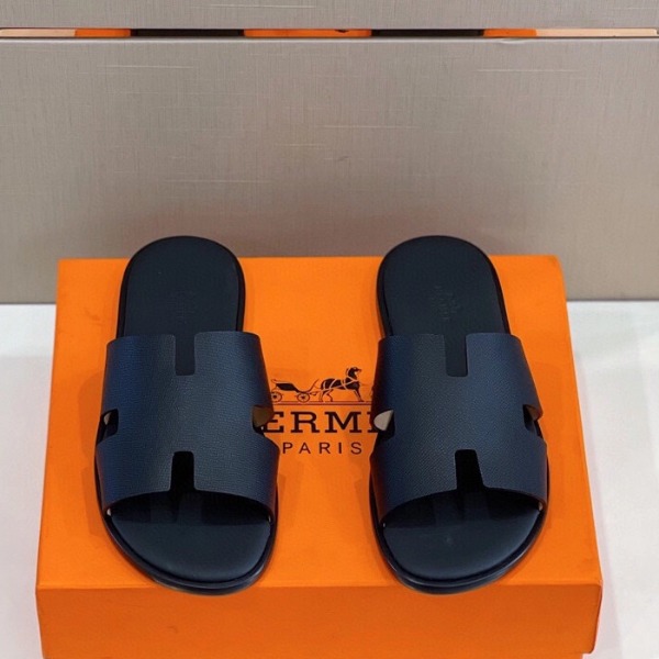 DÉP HERMES IZMIR MATTE BLACK SANDAL AAA