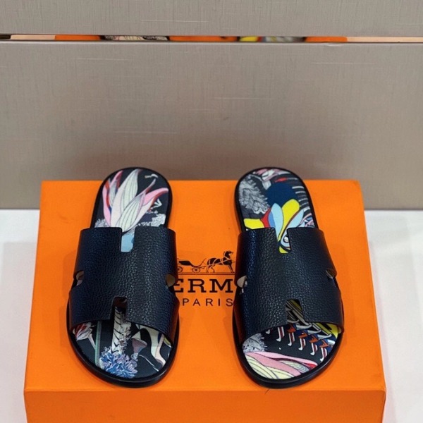 DÉP HERMES IZMIR BLACK GRAFFITI SANDAL AAA