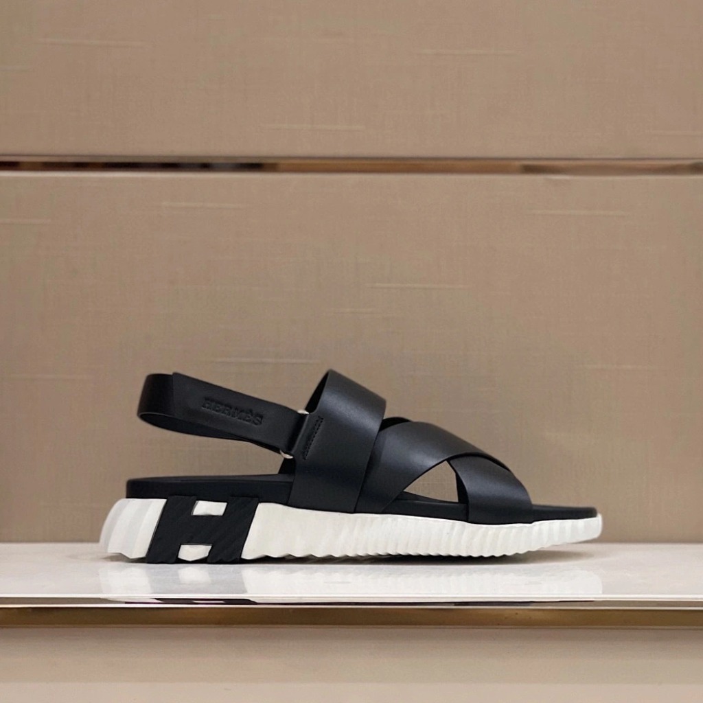 DÉP HERMES Electric sandal Black