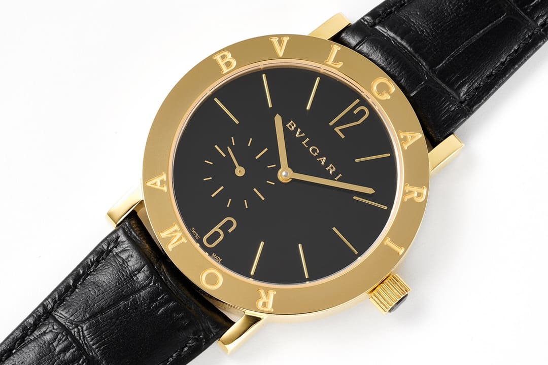 Đồng hồ BVLGARI Roma Automatic Yellow Gold mặt số màu đen