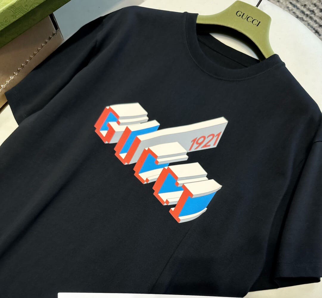 ÁO GUCCI GG T SHIRT MÀU ĐEN UNISEX