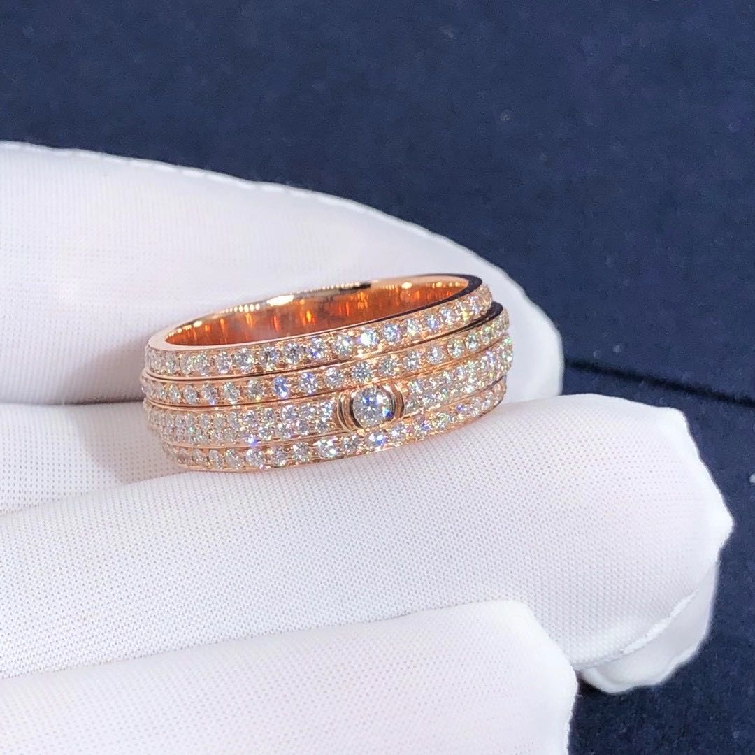 NHẪN PIAGET 18K Rose Gold Diamonds