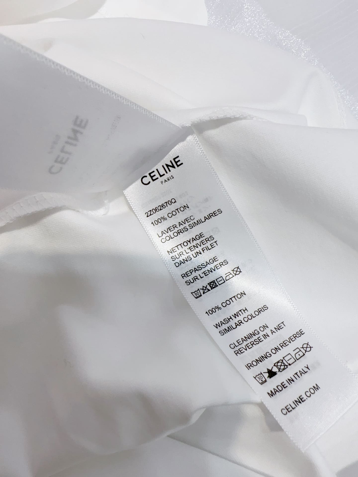 ÁO CELINE PARIS LOGO T SHIRT