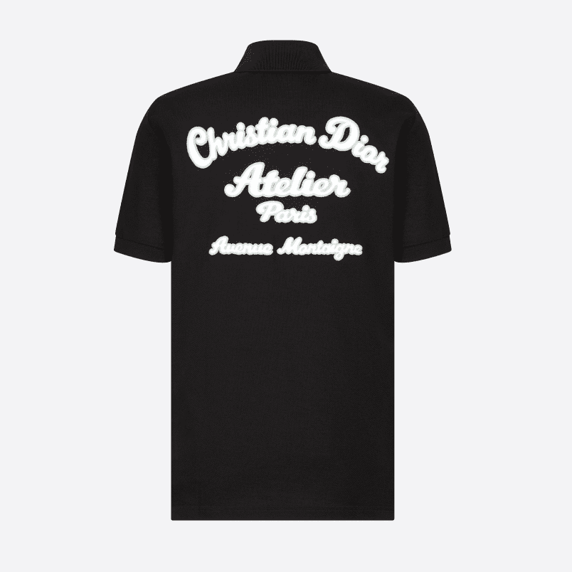 ÁO DIOR POLO SHIRT MÀU ĐEN UNISEX