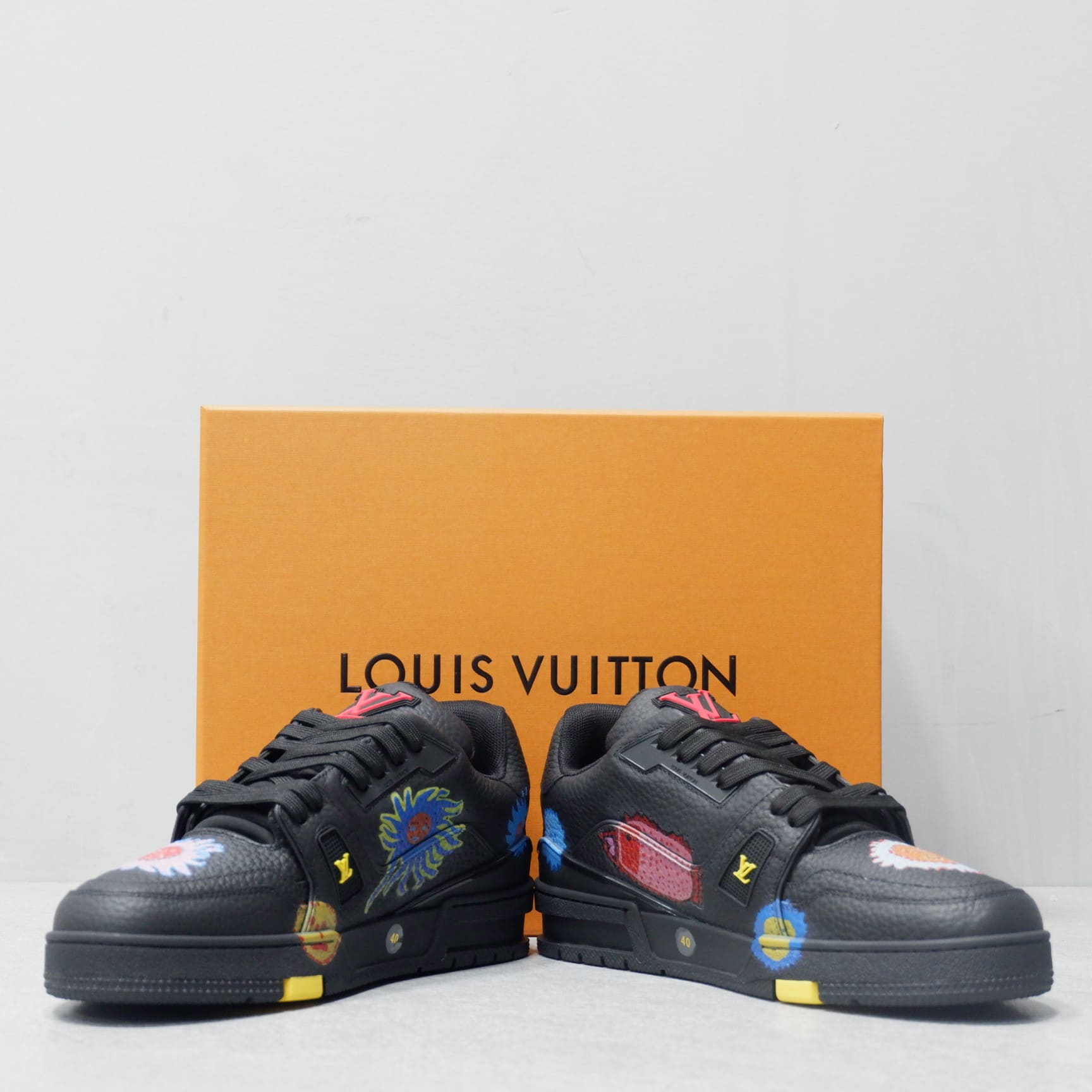 GIÀY LOUIS VUITTON TRAINER HIGH TOP QUALITY SHOES AAA