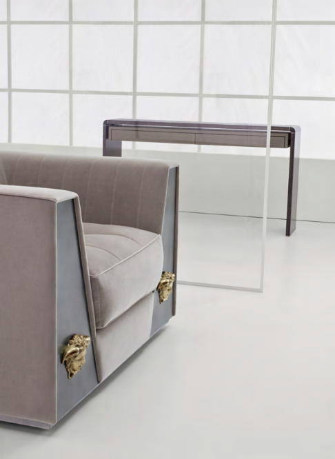 GHẾ DA VERSACE VIA GESU ARM CHAIR