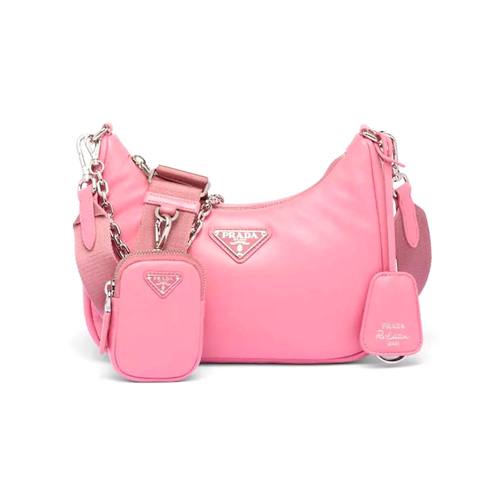 TÚI Prada Women Padded Nappa-Leather Prada Re-Edition 2005 Shoulder Bag-Pink