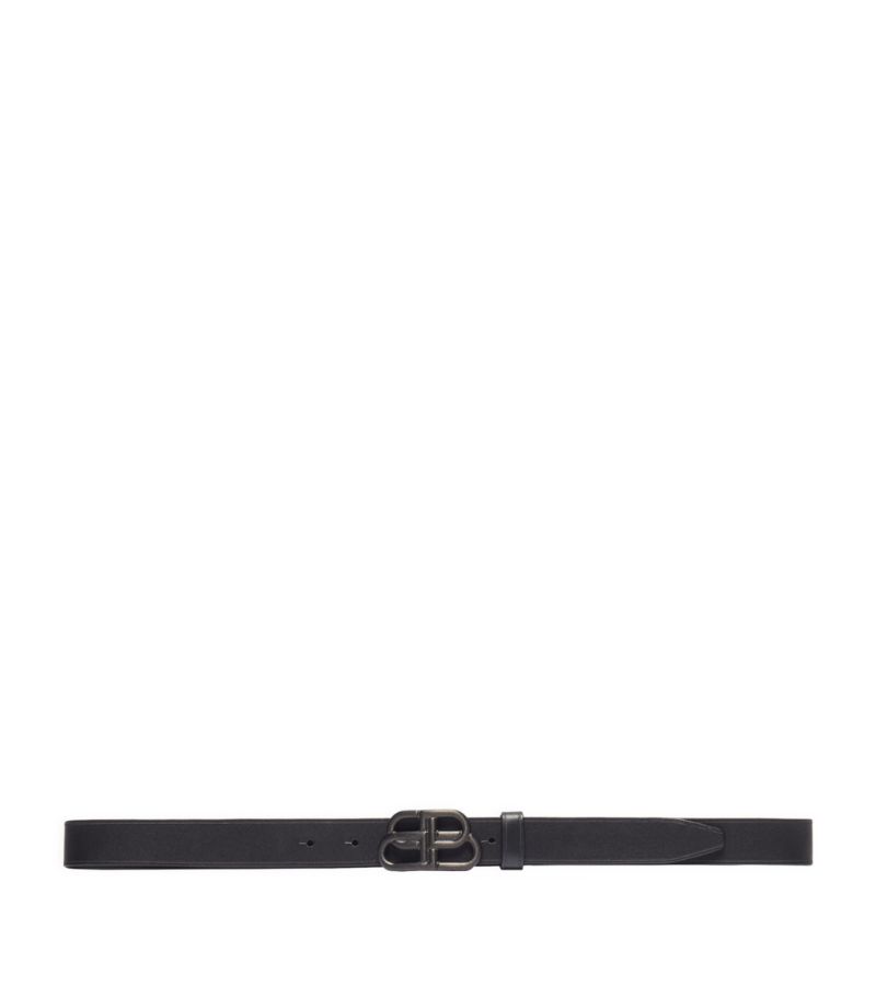 DÂY LƯNG BALENCIAGA  Leather BB Belt 3CM