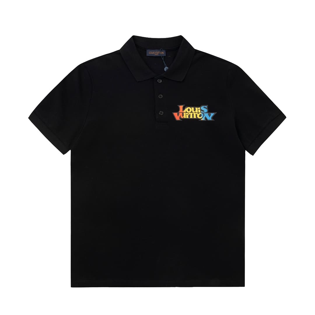 ÁO LOUIS VUITTON POLO SHIRT BLACK