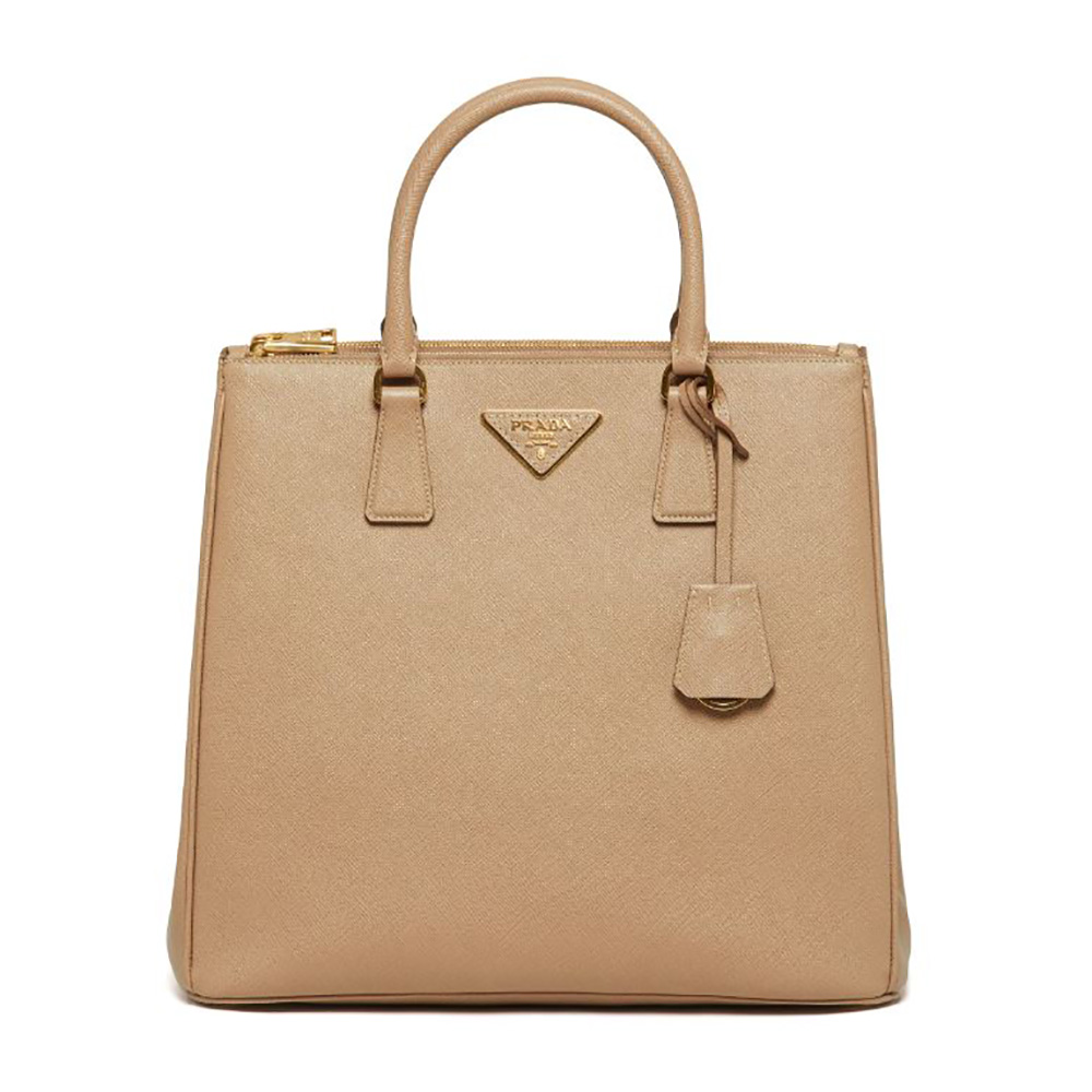TÚI Prada Galleria Saffiano Leather Bag-Beige