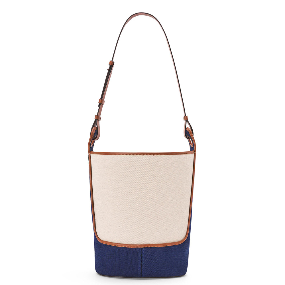 TÚI Loewe Hobo Bag in Canvas and Calfskin