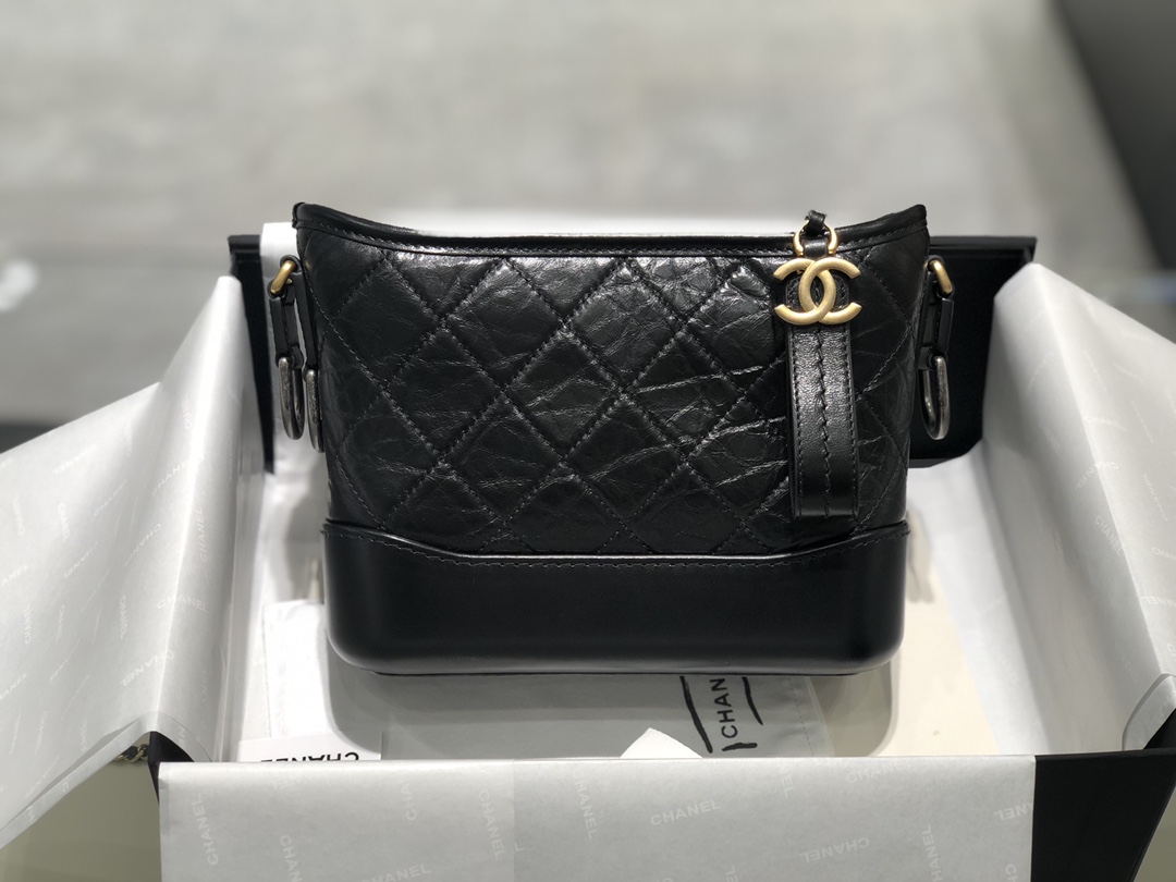 TÚI CHANEL GABRIELLE LAMBSKIN BLACK DA HAAS 28