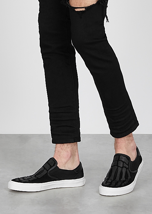 GIÀY AMIRI  Ami black suede skate shoes