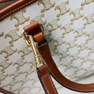 TÚI Celine Women Mini Horizontal Cabas in Triomphe Canvas and Calfskin ...