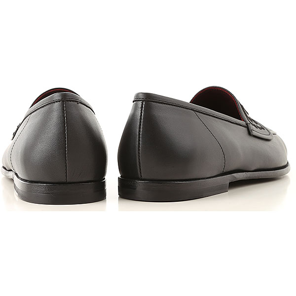 DOLCE & GABBANA COWHIDE LEATHER LOAFER