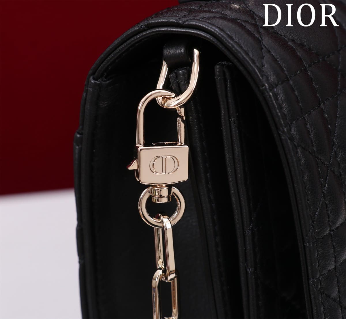 TÚI CHRISTIAN DIOR Mini Miss Dior Bag Black Cannage Lambskin