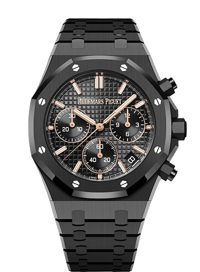 Đồng hồ Ademars Piguet Royal Oak Selfwinding Chronograph Black Ceramic mặt số màu đen