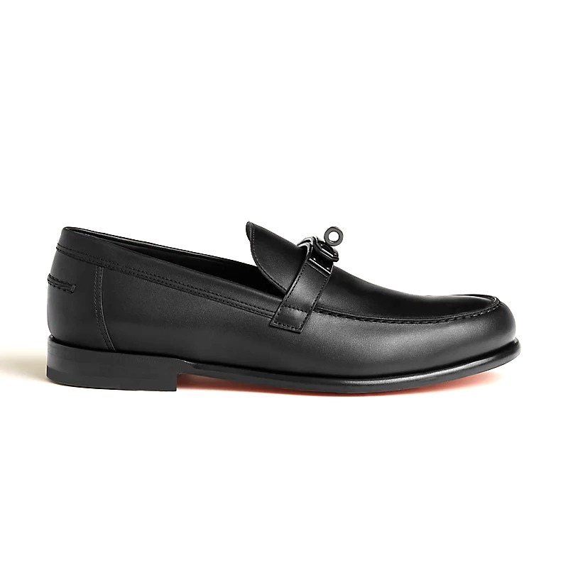 GIÀY HERMES Destin loafer Noir