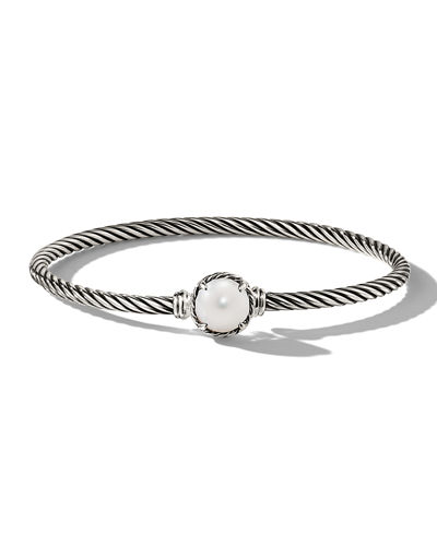 DAVID YURMAN STYLE SILVER 925 Bracelet with Semiprecious Stone